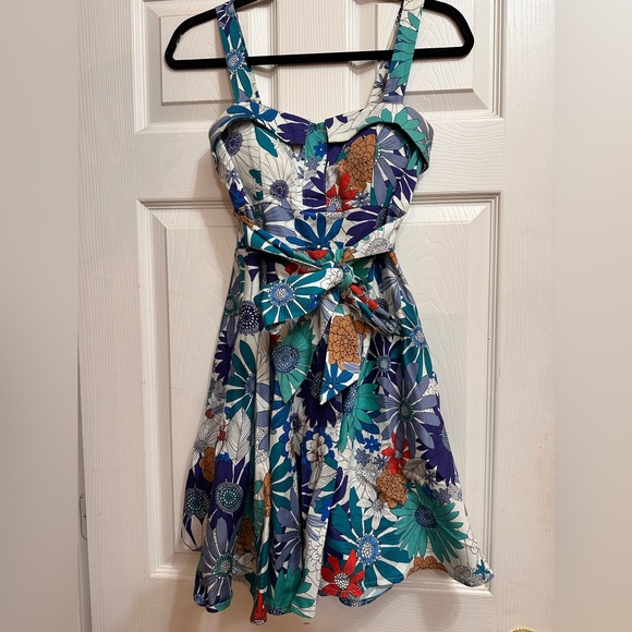 Ixia Structured Dress with Tie small - Picture 1 of 4